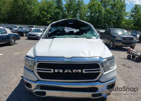 2019 Ram 1500 Big Horn/Lone Star 4X4 5'7 Box z USA, uszkodzony, nr VIN 1C6SRFFT2KN667846